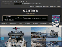 Tablet Screenshot of nautika-present.com